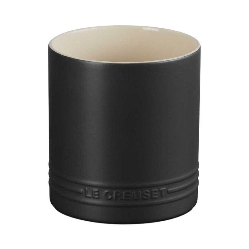 Le Creuset 1.1L Utensil Jar Matte Black image number 0